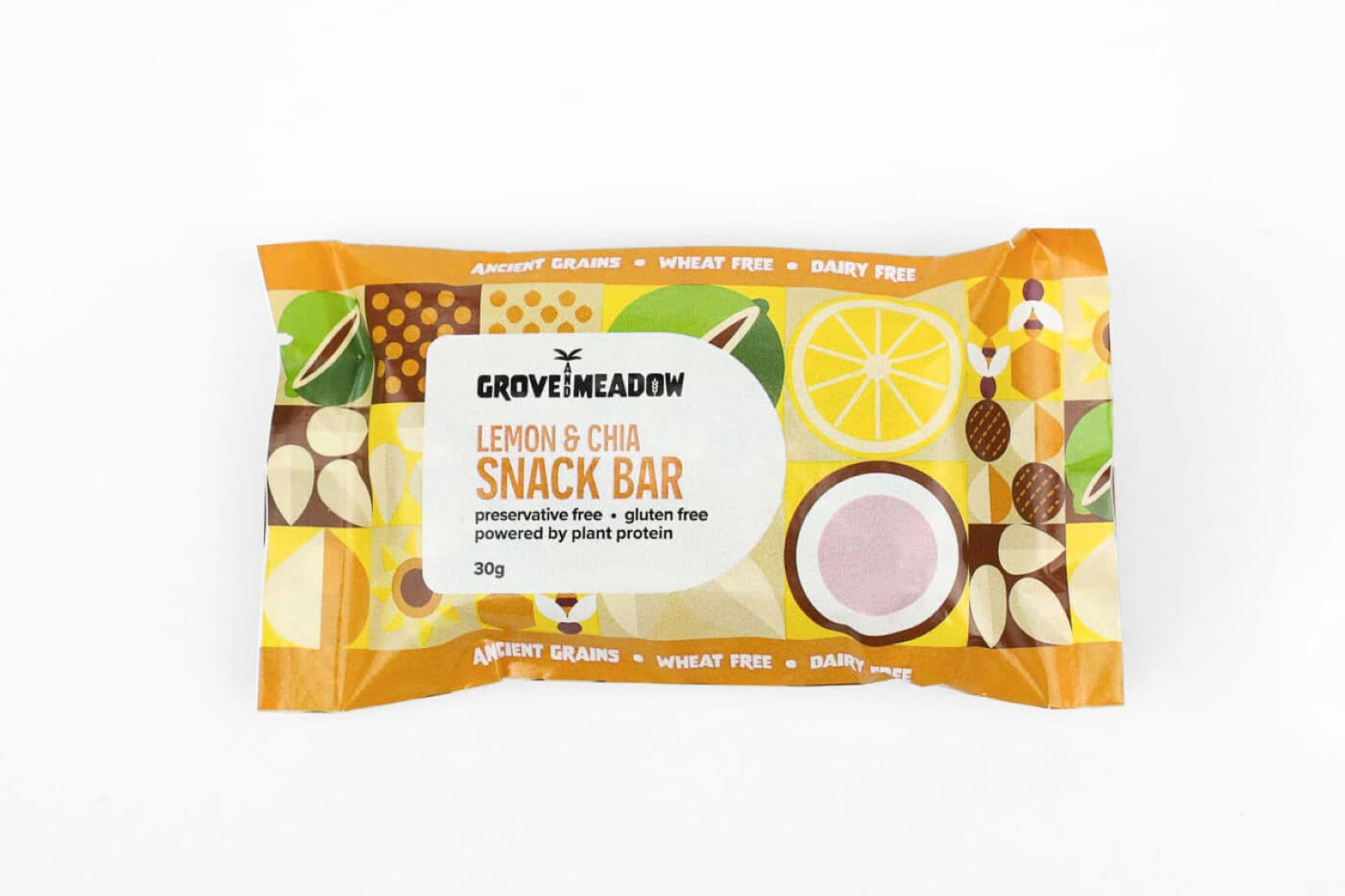 GROVE N MEADOW LEMON N CHIA SNACK BAR 30G